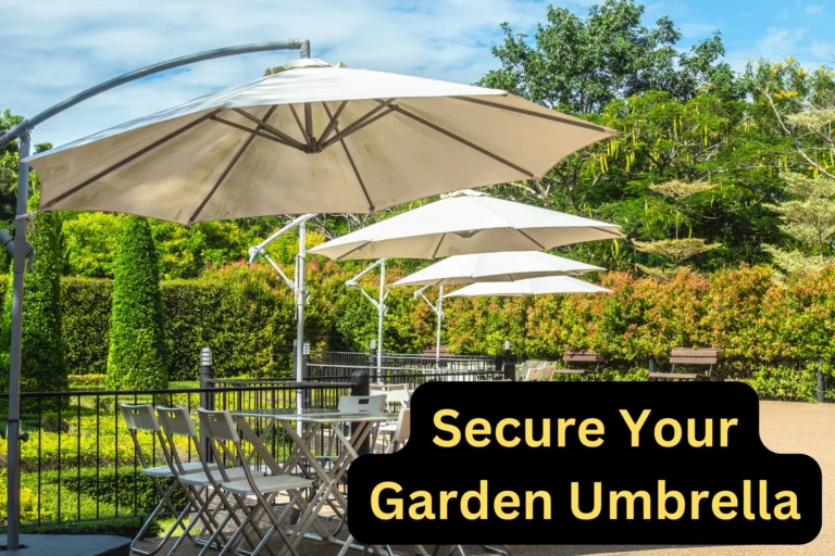 Ingenious Ways to Secure Your Garden Umbrella Without Using an Umbrella Base